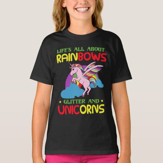 Unicorn Quotes Shirt Gift (Voorkant)