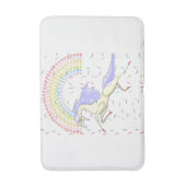 Unicorn, Rainbow Bathroom Bath Mat (Voorkant Verticaal)