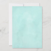 Unicorn Rainbow Birthday Uitnodiging (Achterkant)