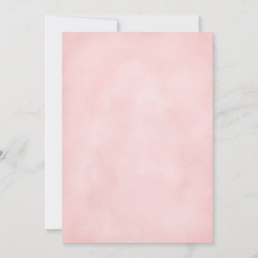 Unicorn Rainbow Birthday Uitnodiging (Achterkant)