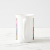 Unicorn Rainbow Bone China Mok (Achterkant)