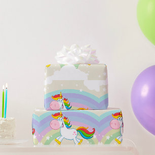 Unicorn Rainbow Cadeaupapier