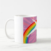 Unicorn Rainbow Cat Koffiemok (Links)