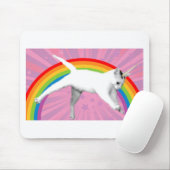 Unicorn Rainbow Cat Muismat (Met muis)