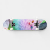 Unicorn Rainbow Cat Persoonlijk Skateboard (Horizontaal)
