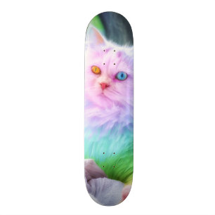Unicorn Rainbow Cat Persoonlijk Skateboard