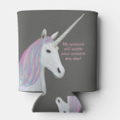 Unicorn Rainbow Custom Koelbox Blikjeskoeler (Achterkant)