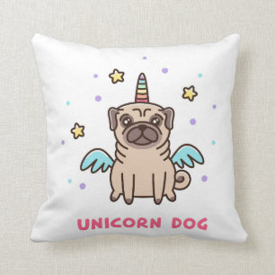 Unicorn Rainbow Dog Kussen