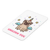 Unicorn Rainbow Dog Magneet (Linkerzijde)