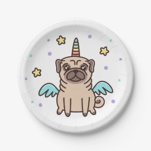 Unicorn Rainbow Dog Papieren Bordje