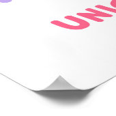 Unicorn Rainbow Dog Poster (Hoek)