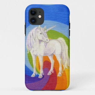 Unicorn Rainbow-draagtas iPhone 11 Hoesje