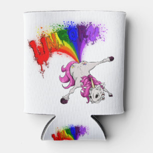 Unicorn rainbow fart blikjeskoeler