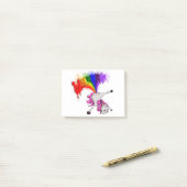Unicorn rainbow fart post-it® notes (Op bureau)