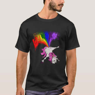 Unicorn rainbow fart t-shirt
