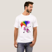 Unicorn rainbow fart t-shirt (Voorkant volledig)