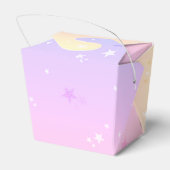 Unicorn Rainbow Glitter Girl Birthday Party Favor Bedankdoosjes (Achterkant)