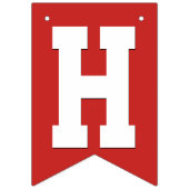 Unicorn Rainbow Happy Birthday Party Vlaggetjes (Tweede vlag)