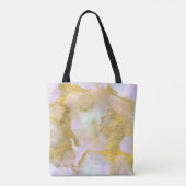 *~* Unicorn Rainbow Holograghic Pastel Gold AP1 Tote Bag (Achterkant)