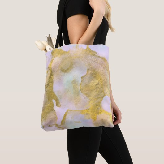 *~* Unicorn Rainbow Holograghic Pastel Gold AP1 Tote Bag (Dichtbij)