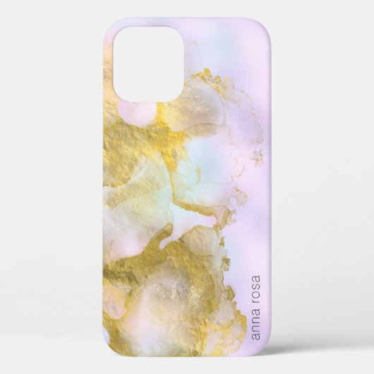 *~* Unicorn Rainbow Holograghic Pastel Magic AP1 Case-Mate iPhone Case (Achterkant)