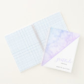 Unicorn Rainbow Holographic Chic op maat Notitieboek (Binnen)