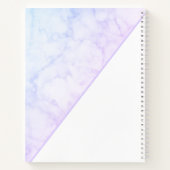 Unicorn Rainbow Holographic Chic op maat Notitieboek (Achterkant)