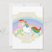 Unicorn Rainbow Kaart (Voorkant)