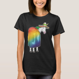 Unicorn Rainbow Mexicaans pet T-shirt