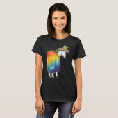 Unicorn Rainbow Mexicaans pet T-shirt (Voorkant volledig)