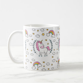 Unicorn Rainbow Mok Clouds Stars Gift