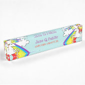 Unicorn Rainbow Naambordje