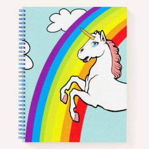 Unicorn Rainbow Notitieboek