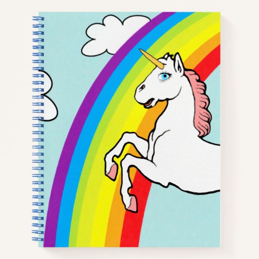 Unicorn Rainbow Notitieboek (Voorkant)