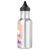 Unicorn & Rainbow, Personalized Water Bottle Waterfles (Rechts)