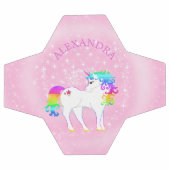 Unicorn Rainbow Pink Cute Personal Voetbal (Enkel)