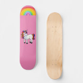 UNICORN RAINBOW PINK SKATEBOARDS VOOR MEISJES (Voorkant)
