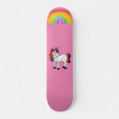 UNICORN RAINBOW PINK SKATEBOARDS VOOR MEISJES (Voorkant)