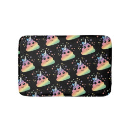 Unicorn Rainbow Poop Emoji Badmat