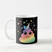 Unicorn Rainbow Poop Emoji Kawaii Koffiemok (Links)