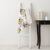 Unicorn Rainbow Poop Emoji Kawaii Sherpa Deken (In situ)