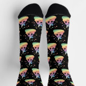 Unicorn Rainbow Poop Emoji Kawaii Sokken (Top)
