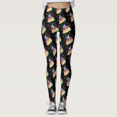 Unicorn Rainbow Poop Emoji Leggings (Voorkant)