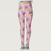 Unicorn Rainbow Poop Emoji Leggings (Voorkant)