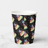 Unicorn Rainbow Poop Emoji Papieren Bekers (Rechts)
