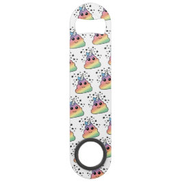 Unicorn Rainbow Poop Emoji Speed Flessenopener