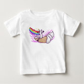 Unicorn Rainbow Riding Ice Cream Cone (Voorkant)