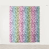 Unicorn Rainbow Sparkle Wandkleed (Voorkant)