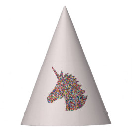 Unicorn Rainbow Sprinkles Party Pet Feesthoedjes