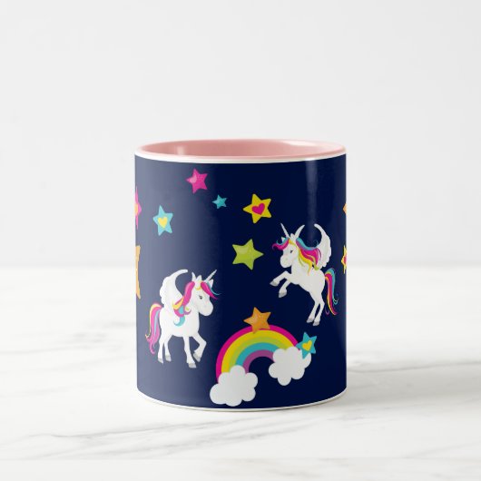 Unicorn Rainbow Stars. Fairy Tale Mok (Center)